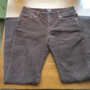 Women's brown corduroy pants